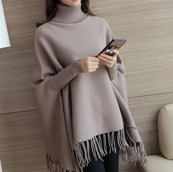 women sweater 100 wool winter turtleneck knit sweater -6
